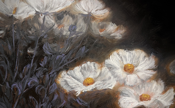 MATILIJA 02 - Oil on Wood Panel, 10in x 8in